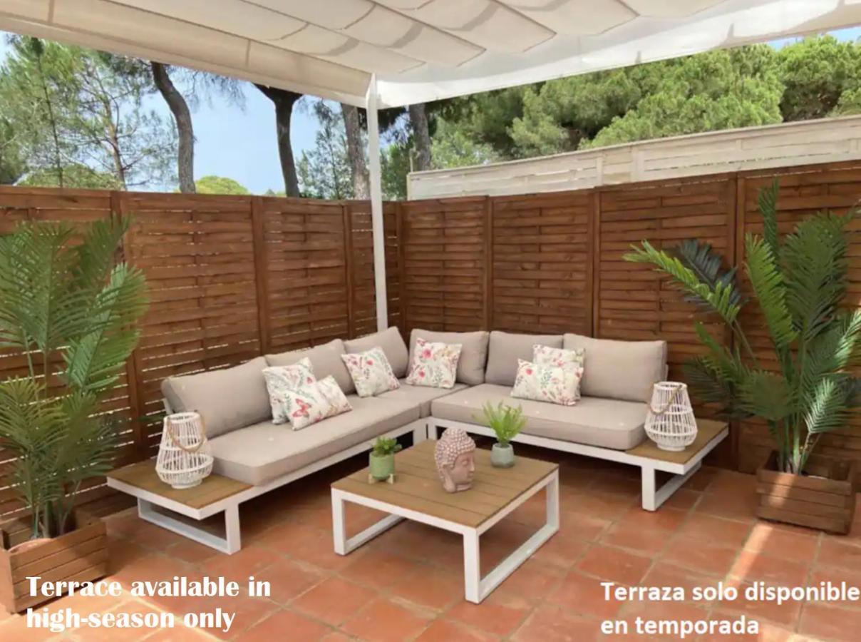 Casa De Lujo En La Playa Frente Al Campo De Golf Villa El Portil Ngoại thất bức ảnh